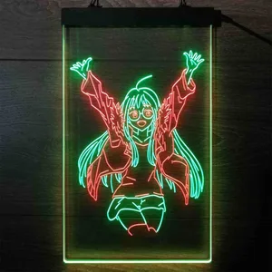 Persona 5 Futaba Sakura Hands Up Neon-Like LED Sign