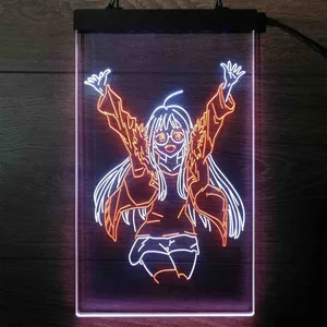 Persona 5 Futaba Sakura Hands Up Neon-Like LED Sign