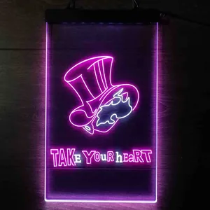 Persona 5 Take Your Heart Neon-Like LED Sign