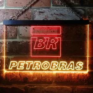 Petrobras BR Neon-Like LED Sign