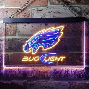 Philadelphia Eagles Bud Light Neon-Like LED Sign