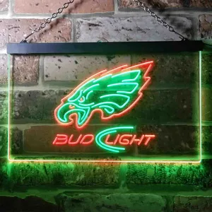 Philadelphia Eagles Bud Light Neon-Like LED Sign