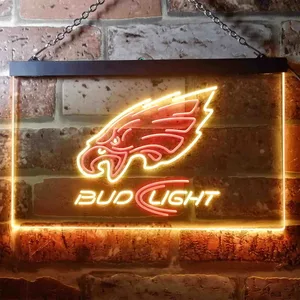 Philadelphia Eagles Bud Light Neon-Like LED Sign