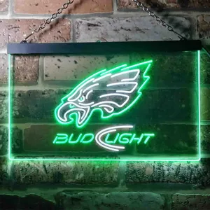 Philadelphia Eagles Bud Light Neon-Like LED Sign