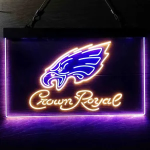 Philadelphia Eagles Crown Royal Neon-Like LED Sign
