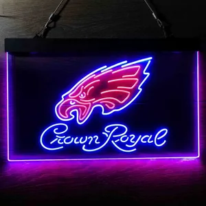 Philadelphia Eagles Crown Royal Neon-Like LED Sign