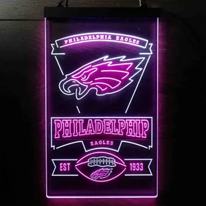 Philadelphia Eagles EST 1933 Neon-Like LED Sign