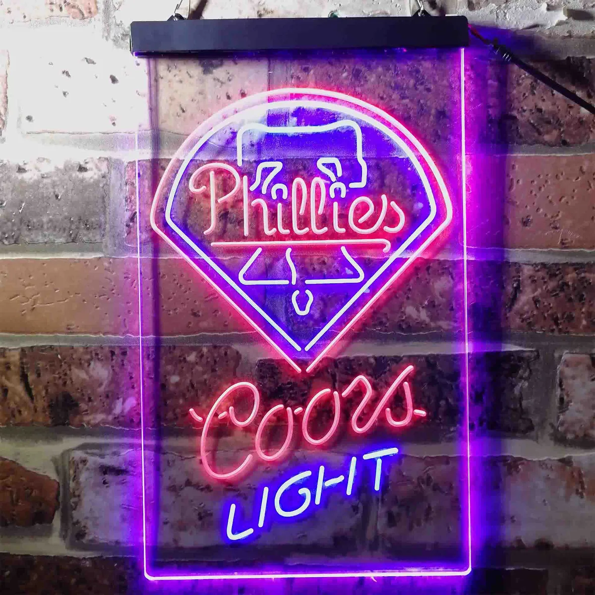 Philadelphia Phillies Coors Light Neon-Like LED Sign