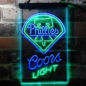 Philadelphia Phillies Coors Light Neon-Like LED Sign