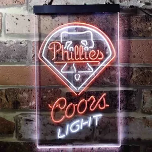 Philadelphia Phillies Coors Light Neon-Like LED Sign