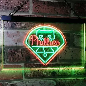 Philadelphia Phillies Logo 1 Neon-Like LED Sign