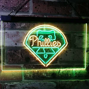 Philadelphia Phillies Logo 1 Neon-Like LED Sign