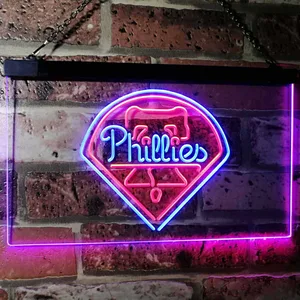 Philadelphia Phillies Logo 1 Neon-Like LED Sign