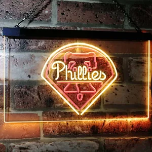 Philadelphia Phillies Logo 1 Neon-Like LED Sign