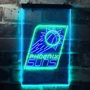 Phoenix Suns Logo Neon-Like LED Sign - Legacy Edition