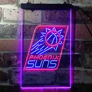Phoenix Suns Logo Neon-Like LED Sign - Legacy Edition