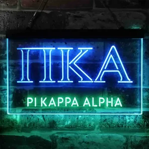Pi Kappa Alpha Symbol Neon-Like LED Sign