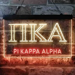 Pi Kappa Alpha Symbol Neon-Like LED Sign