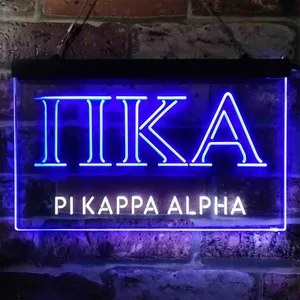 Pi Kappa Alpha Symbol Neon-Like LED Sign