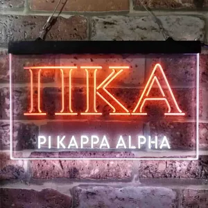 Pi Kappa Alpha Symbol Neon-Like LED Sign