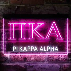 Pi Kappa Alpha Symbol Neon-Like LED Sign