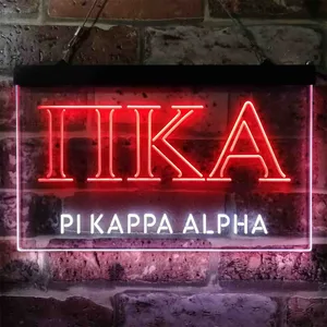 Pi Kappa Alpha Symbol Neon-Like LED Sign
