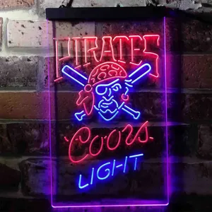 Pittsburgh Pirates Coors Light Neon-Like LED Sign - Legacy Edition