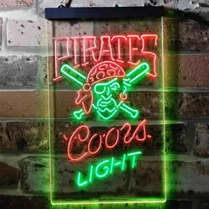 Pittsburgh Pirates Coors Light Neon-Like LED Sign - Legacy Edition