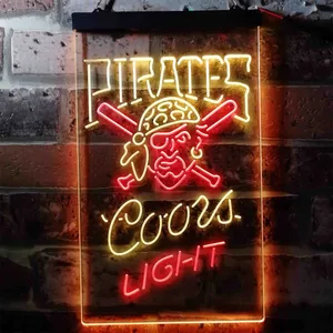 Pittsburgh Pirates Coors Light Neon-Like LED Sign - Legacy Edition