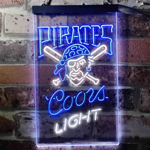 Pittsburgh Pirates Coors Light Neon-Like LED Sign - Legacy Edition