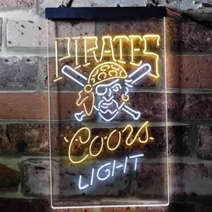 Pittsburgh Pirates Coors Light Neon-Like LED Sign - Legacy Edition