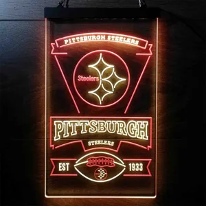 Pittsburgh Steelers EST 1933 Neon-Like LED Sign