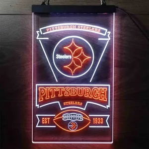 Pittsburgh Steelers EST 1933 Neon-Like LED Sign