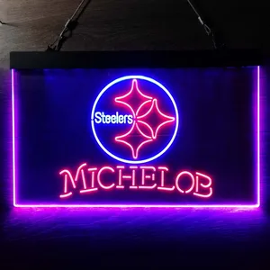 Pittsburgh Steelers Michelob Neon-Like LED Sign