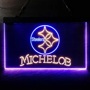 Pittsburgh Steelers Michelob Neon-Like LED Sign