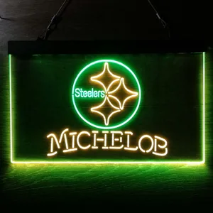 Pittsburgh Steelers Michelob Neon-Like LED Sign