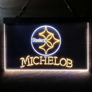 Pittsburgh Steelers Michelob Neon-Like LED Sign