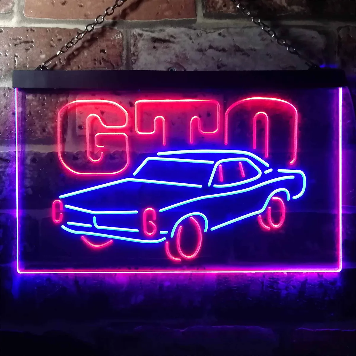 Pontiac GTO Classic Neon-Like LED Sign