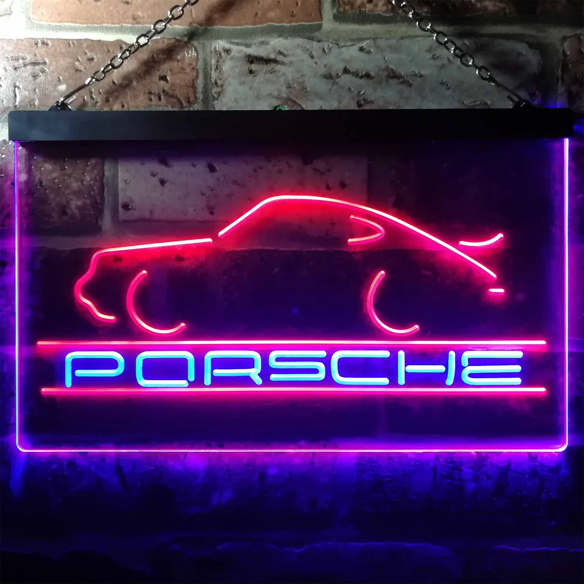 Porsche Car Neon-Like LED Sign