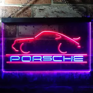Porsche Car Neon-Like LED Sign