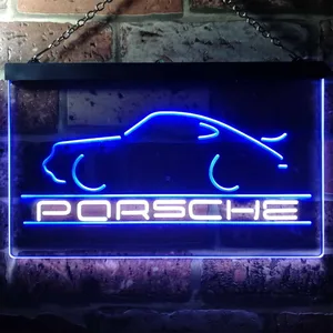 Porsche Car Neon-Like LED Sign