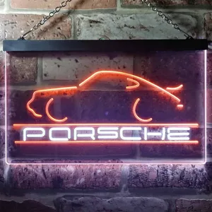 Porsche Car Neon-Like LED Sign
