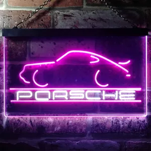 Porsche Car Neon-Like LED Sign