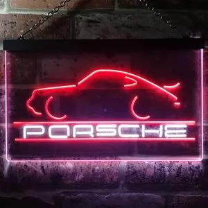 Porsche Car Neon-Like LED Sign