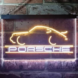 Porsche Car Neon-Like LED Sign