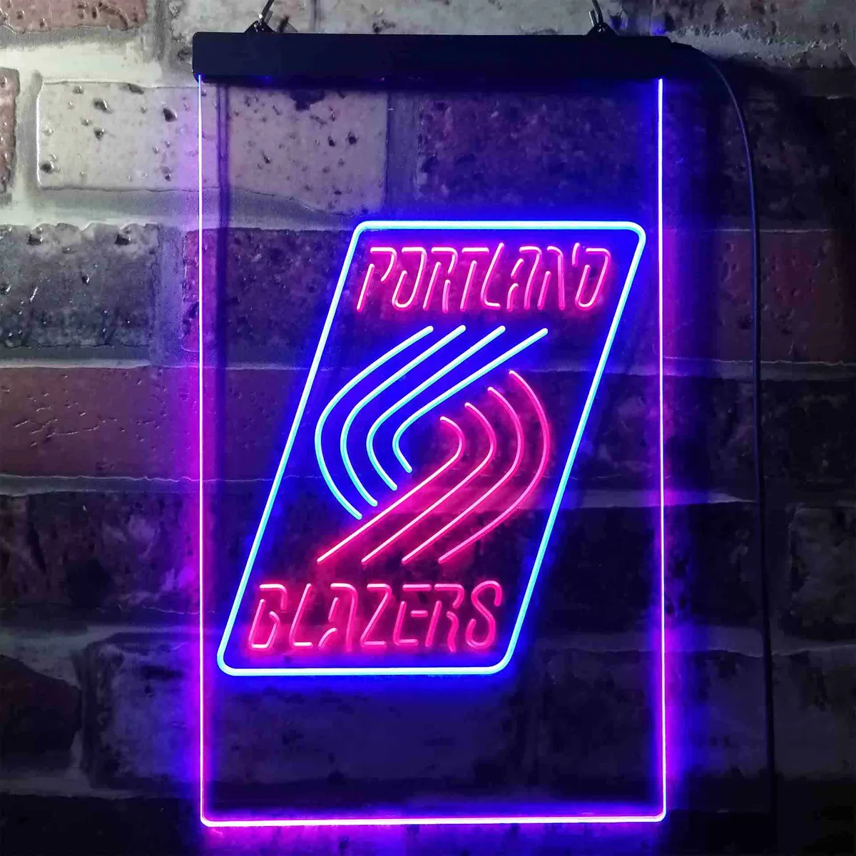 Portland Trail Blazers Logo Neon-Like LED Sign - Legacy Edition