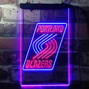 Portland Trail Blazers Logo Neon-Like LED Sign - Legacy Edition