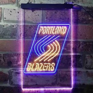 Portland Trail Blazers Logo Neon-Like LED Sign - Legacy Edition