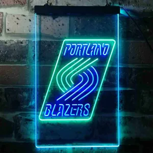 Portland Trail Blazers Logo Neon-Like LED Sign - Legacy Edition