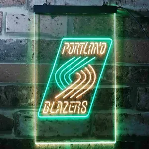 Portland Trail Blazers Logo Neon-Like LED Sign - Legacy Edition